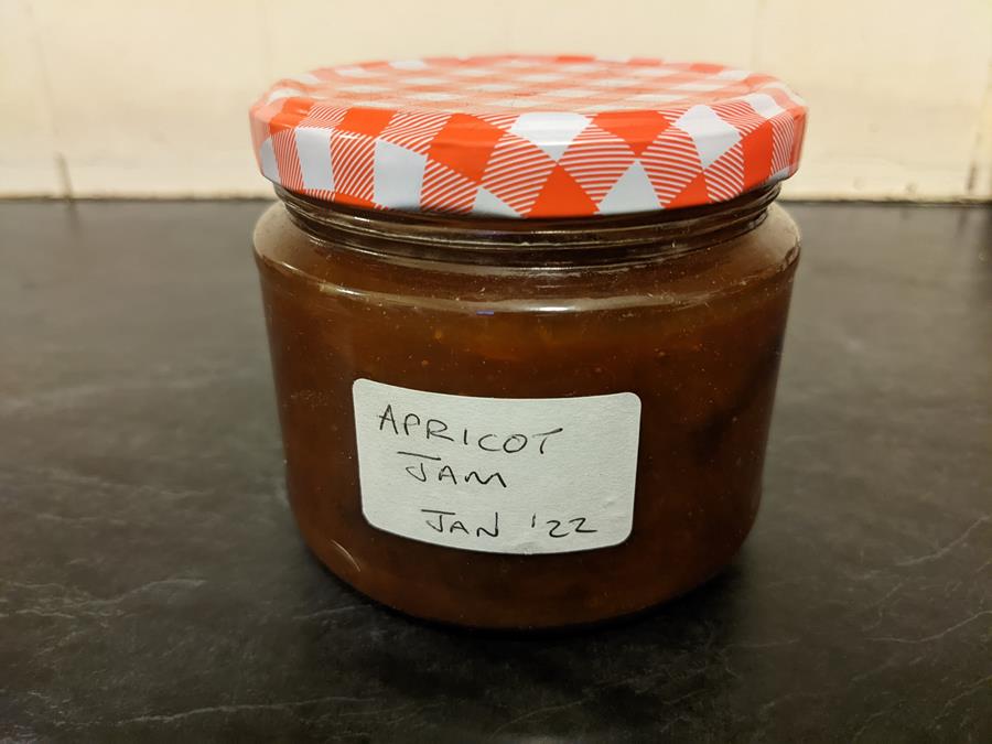 Apricot jam from Alan