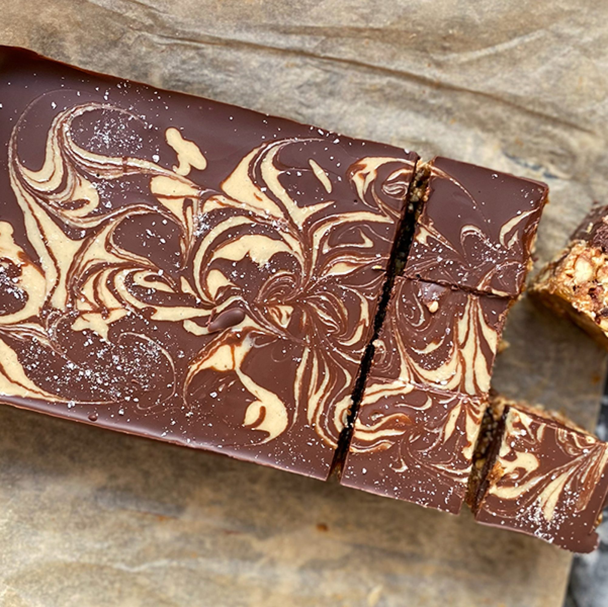 Choc Tahini Dsate Slice