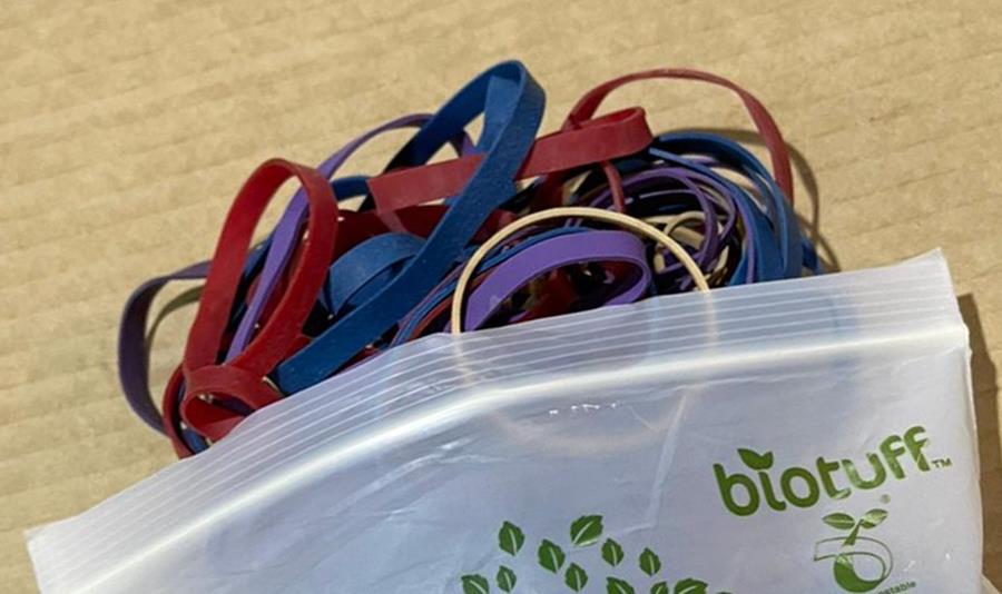 Rubberbandreuse - CERES Fair Food Rubber band reuse