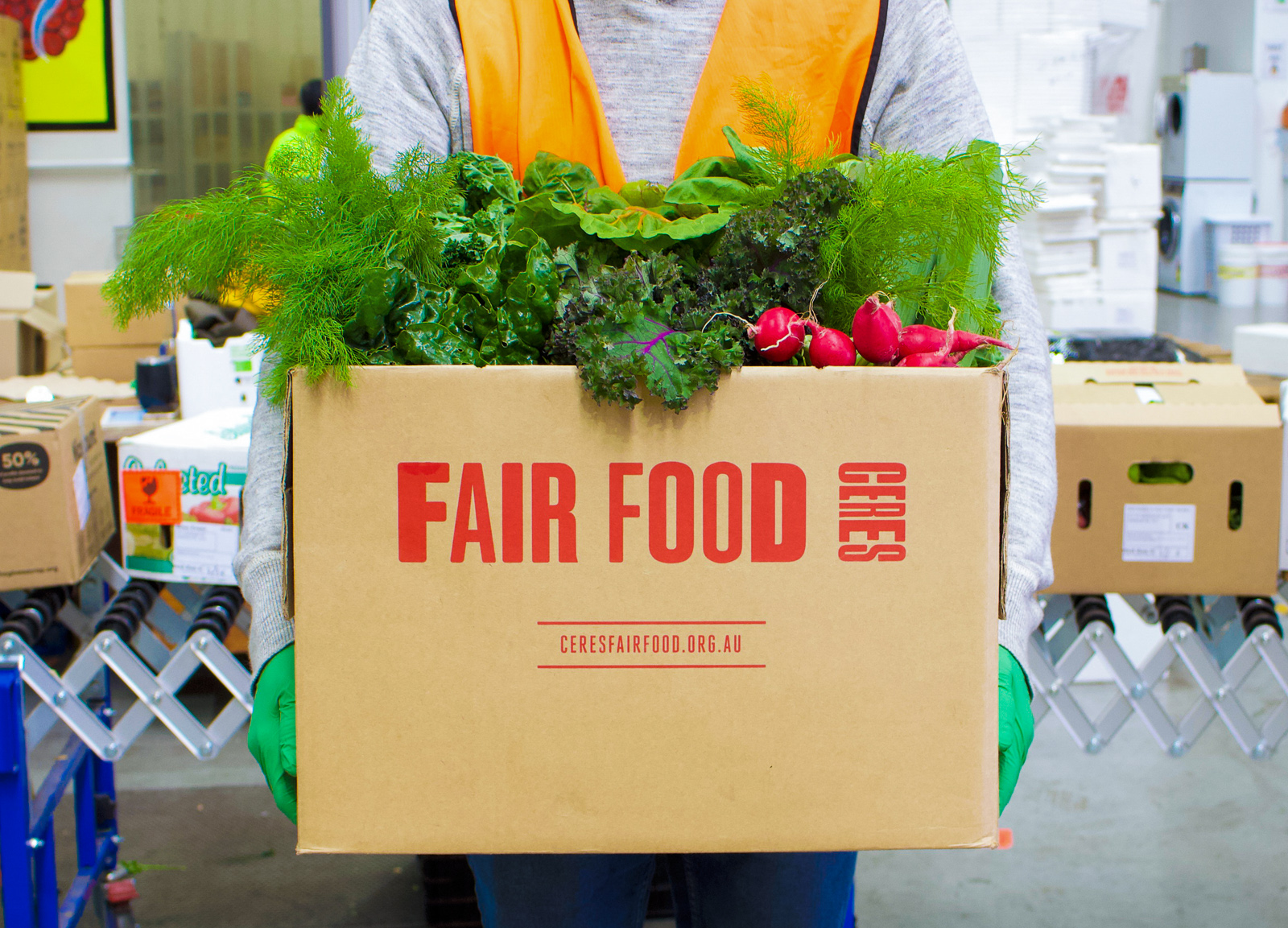 CERES Fair Food fruit and veg box