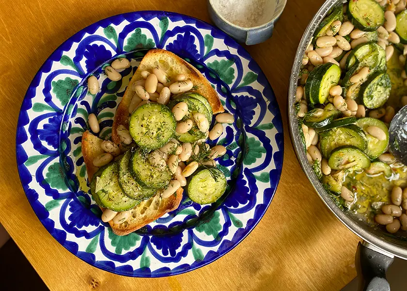 CERES Fair Food recipes - Braised zucchini with beans