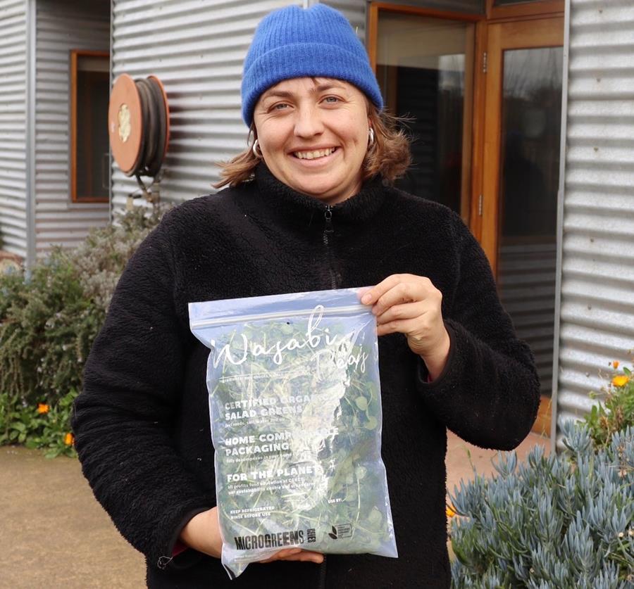 Jess, CERES Mircrogreens Manager