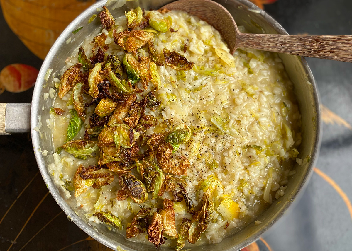 Brussels Sprouts Risotto 2 - CERES Fair Food