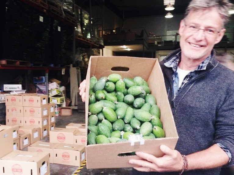 Processed with VSCOcam with f2 preset - CERES Fair Food Paul Haar delivering feijoas to the old Fair Food warehouse