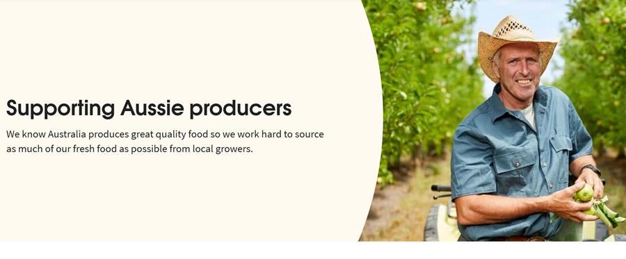 Colesfarmer1 - CERES Fair Food Supermarket banner with fruit grower