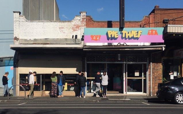 Pie Thief shop front, Melbourne