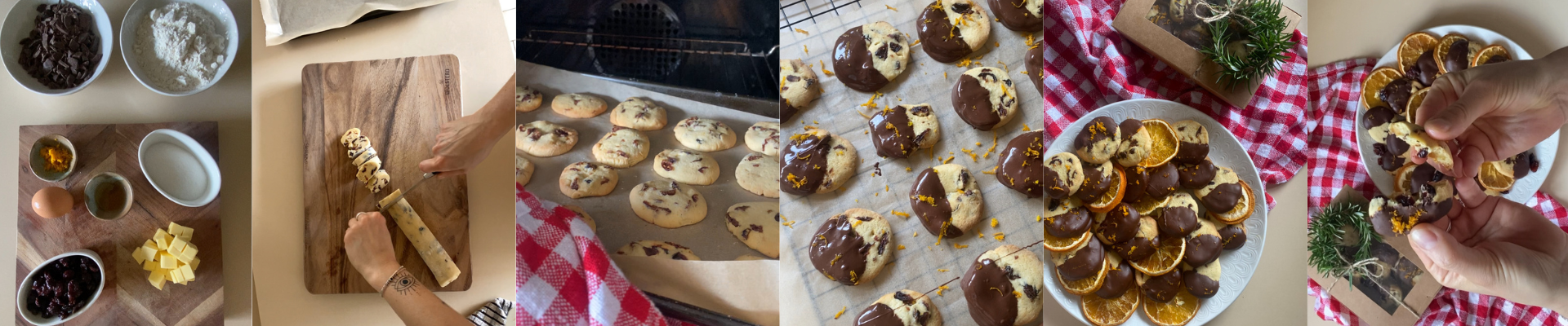 Christmas Cookies - Cranberry Recipe Banner - CERES Fair Food Recipe Steps - Christmas Cookies