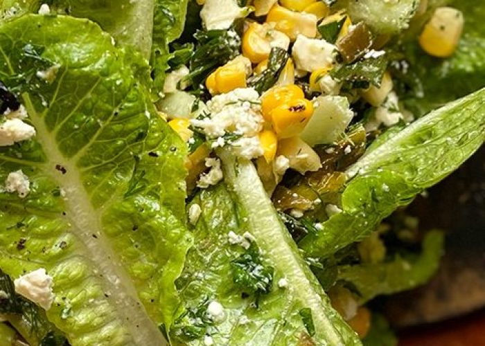 Grilled corn salad with avo and feta 1